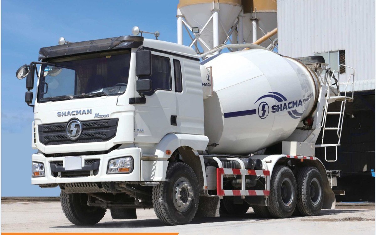 SHACMAN H3000 Mixer truck image from the supplied product brochure; illustrative configuration
